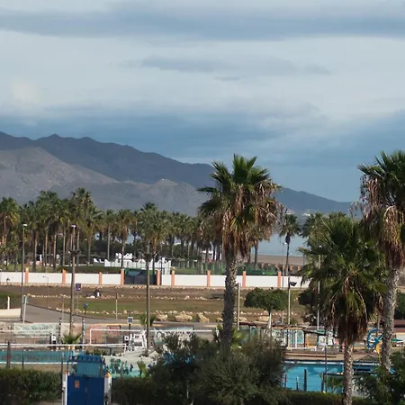 Ático de lujo en primera línea 2 balcones con vistas al mar, Vera Playa Exterior foto
