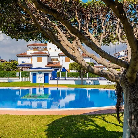 Ático de lujo en primera línea 2 balcones con vistas al mar, Vera Playa Exterior foto