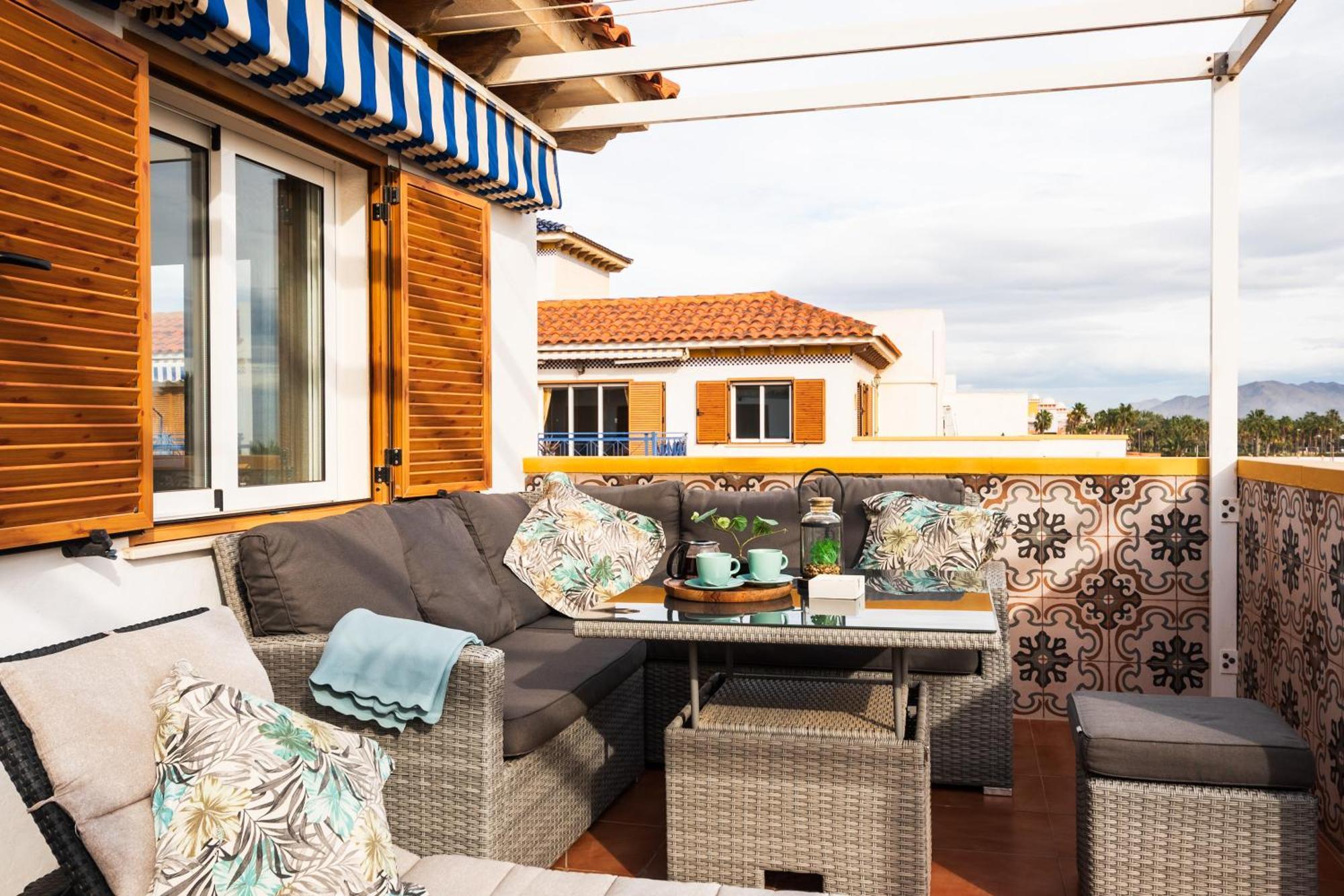 Atico De Lujo En Primera Linea 2 Balcones Con Vistas Al Mar, Playa Appartement Vera